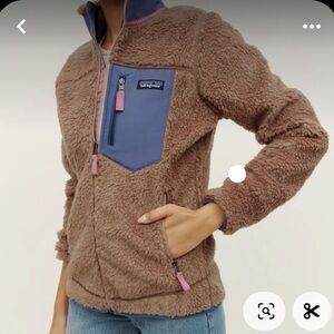 Patagonia Women's Classic Retro-X Fleece Jacket Small, Brown, Pink